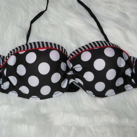 Polka dot high waisted bikini size M NWOT - Picture 4 of 6